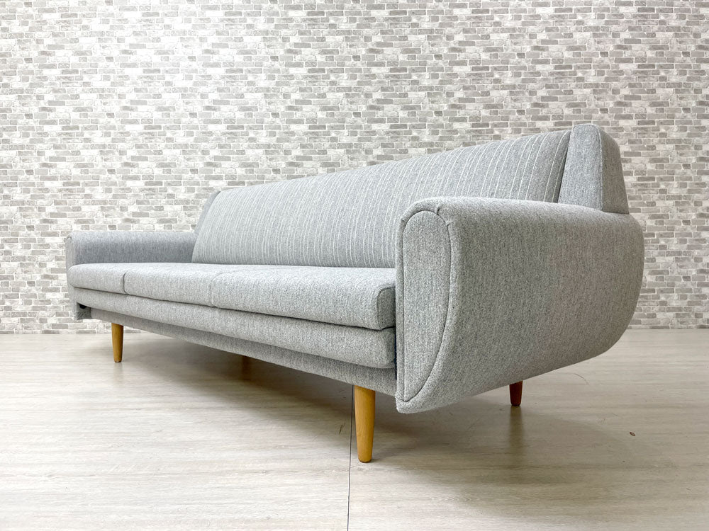 北欧ビンテージ Scandinavian vintage ソファベッド 3人掛け KJELLERUP VAEVERI社 ファブリック グレー デンマーク ミッドセンチュリー 中古品 買い取りしました。