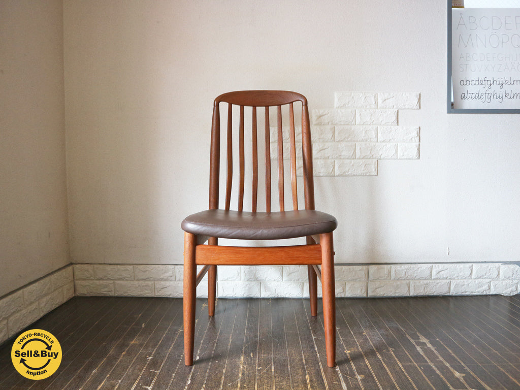 ベニーリンデン Benny Linden ビンテージ チーク無垢材 ダイニングチェア 1970's Danish style   買い取りしました。