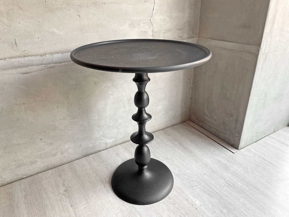 ポルスポッテン Polspotten クラシックサイドテーブル Classic Side Table アイアン ボビンレッグ マットブラック オランダ 中古品 買い取りしました。