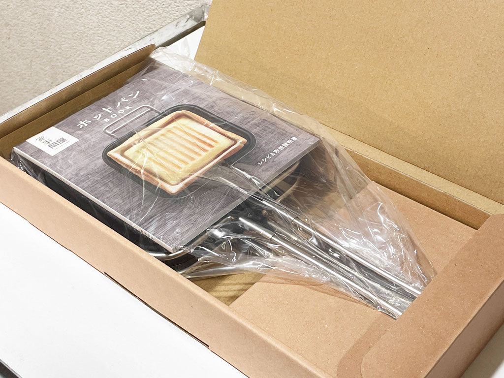 家事問屋 ホットパン ホットサンドメーカー フライパン レシピブック付き 新品 未開封 定価15,400円 中古品 買い取りしました。