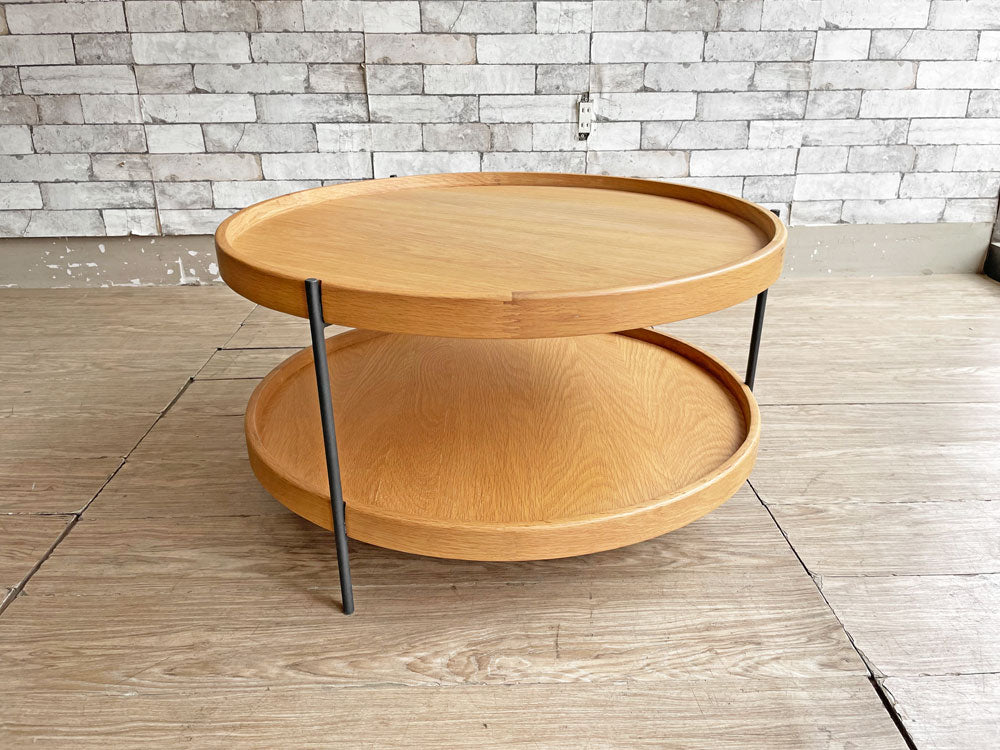 モーダエンカーサ moda en casa スケッチ Sketch フムラ HUMLA コーヒーテーブル オーク無垢材 メタル デンマーク モダン 定価￥64,900- 中古品 買い取りしました。