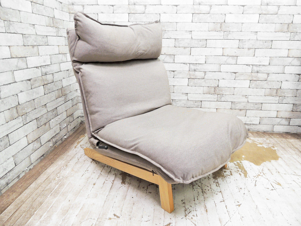無印良品 MUJI リクライニング 1P ソファ フェザーシート レバーモデル ベージュ 廃盤  中古品 買い取りしました。
