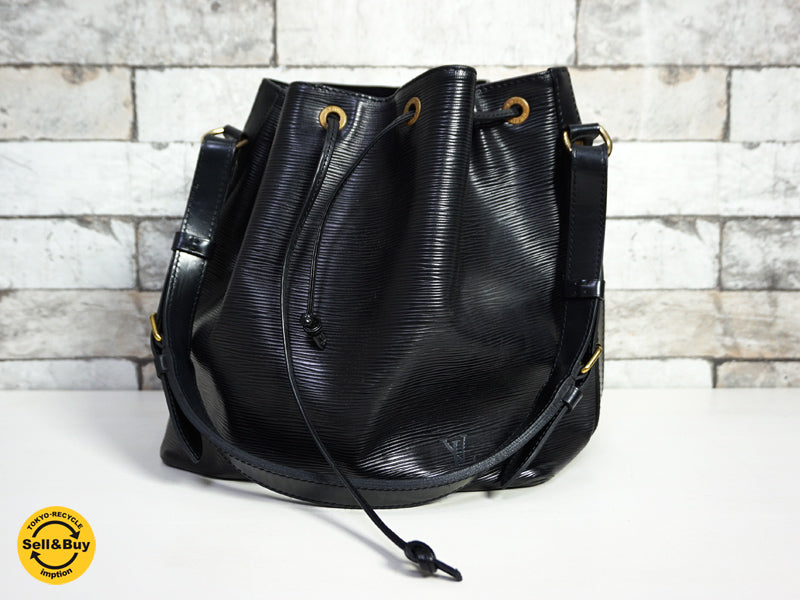 ルイヴィトン LOUIS VUITTON エピ ノエ 巾着型 ショルダーバッグ ブラック レディース   中古品 買い取りしました。祖師ヶ谷大蔵店 出張買取もお任せ下さい。