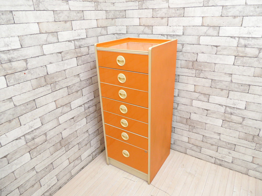 昭和レトロ レトロポップ 7段チェスト タンス 70's ジャパンビンテージ 中古品 買い取りしました。