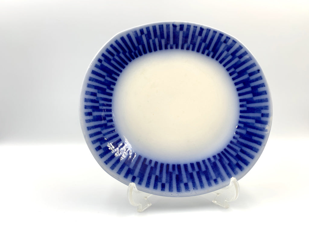 ゲフレ Gefle Scala プレート 19cm ブルー スウェーデン ビンテージ 北欧食器 希少 中古品  買い取りしました。