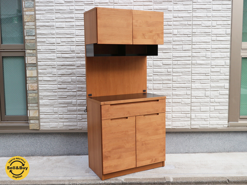 ウニコ unico ワイス WYTHE キッチンボード スタンダード W80cm アルダー材   買い取りしました。経堂店 出張買取もお任せ下さい。