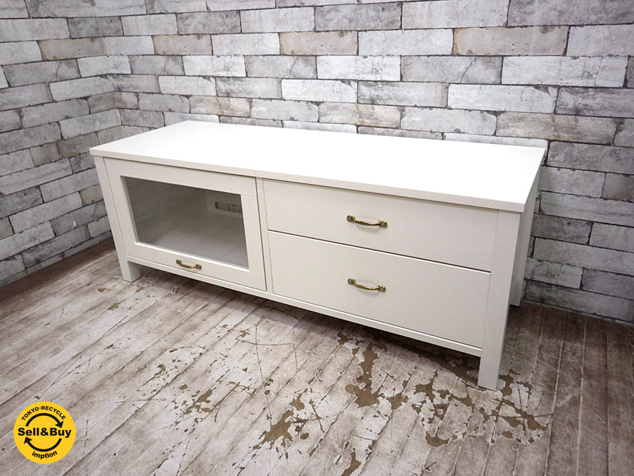 モモナチュラル Momo Natural シエル CIELE 120 AVボード TV台  中古品 買い取りしました。祖師ヶ谷大蔵店 出張買取もお任せ下さい。