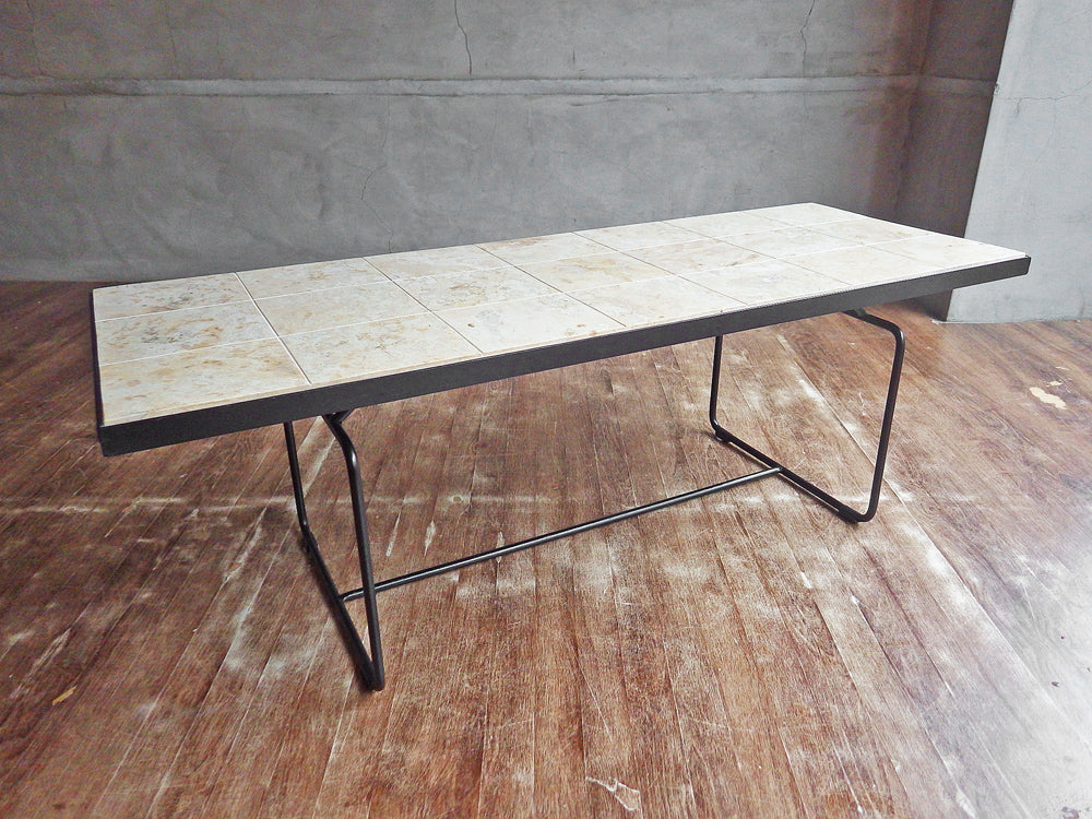 イデー IDEE マクタン MACTAN ローテーブル 天然石 アイアン脚 ブラック 廃番 中古品 買い取りしました。