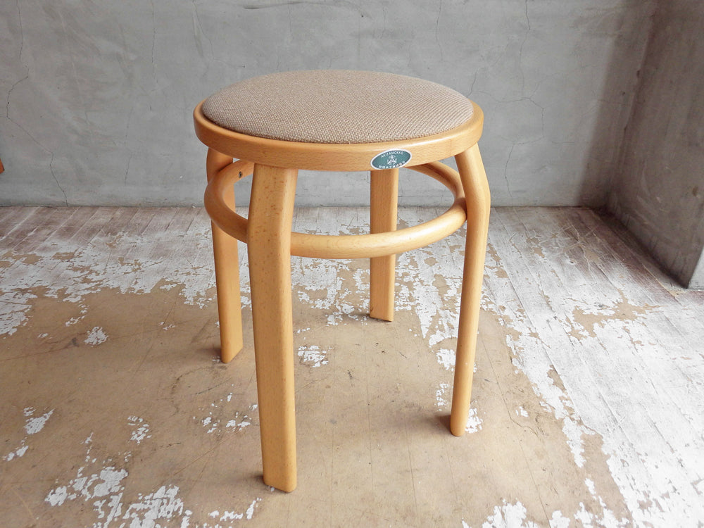 秋田木工 Akimoku スツール 201 ブナ材 ナチュラルカラー IDC 取扱 定価24,200円 中古品 買い取りしました。