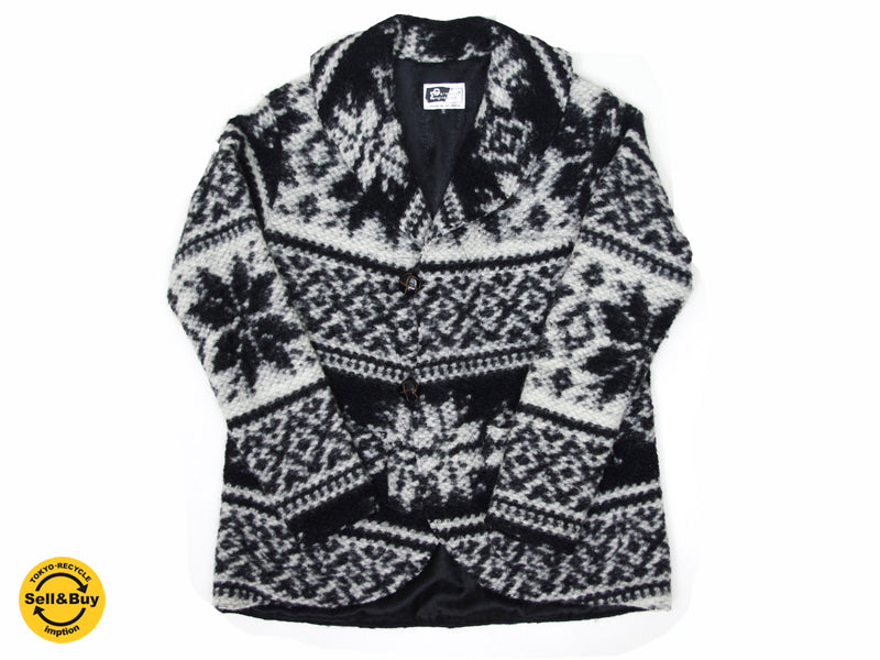 エンジニアドガーメンツ ENGINEERED GARMENTS ニットジャケット ショールカラー ブラック メンズ S　中古品 買い取りしました。祖師谷大蔵店 出張買取もお任せ下さい。