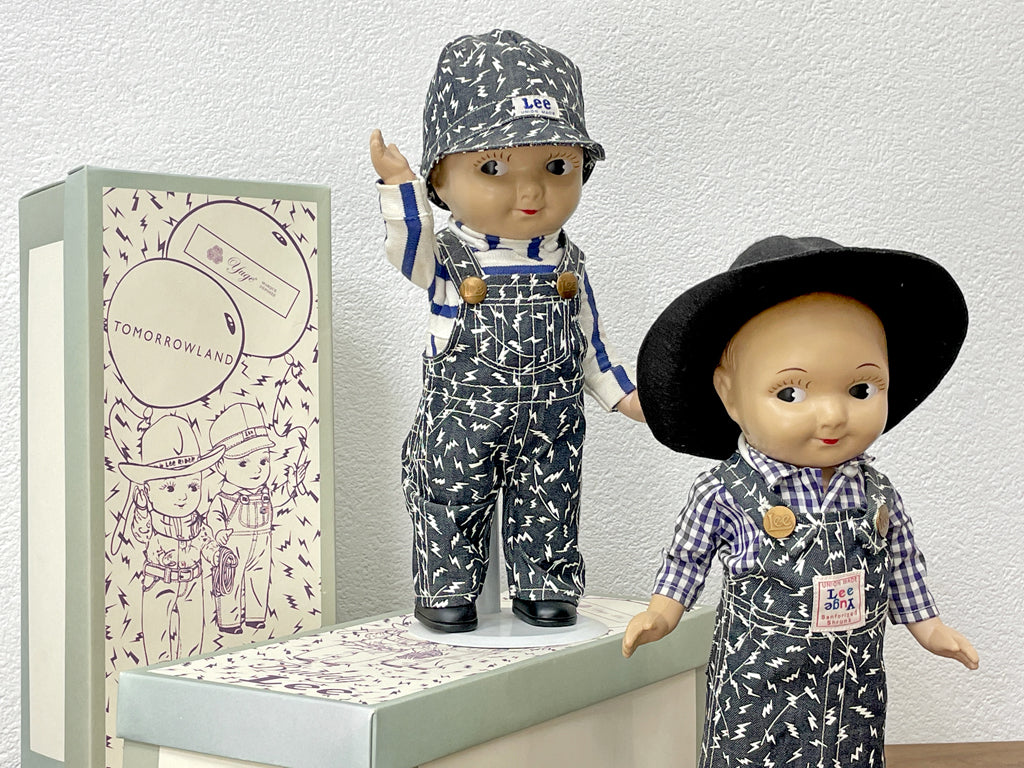リー Lee バディ・リー Buddy Lee ドール フィギュア 2体 TOMORROWLAND × Yuge コラボ 復刻品 箱付き 希少 中古品 買い取りしました。