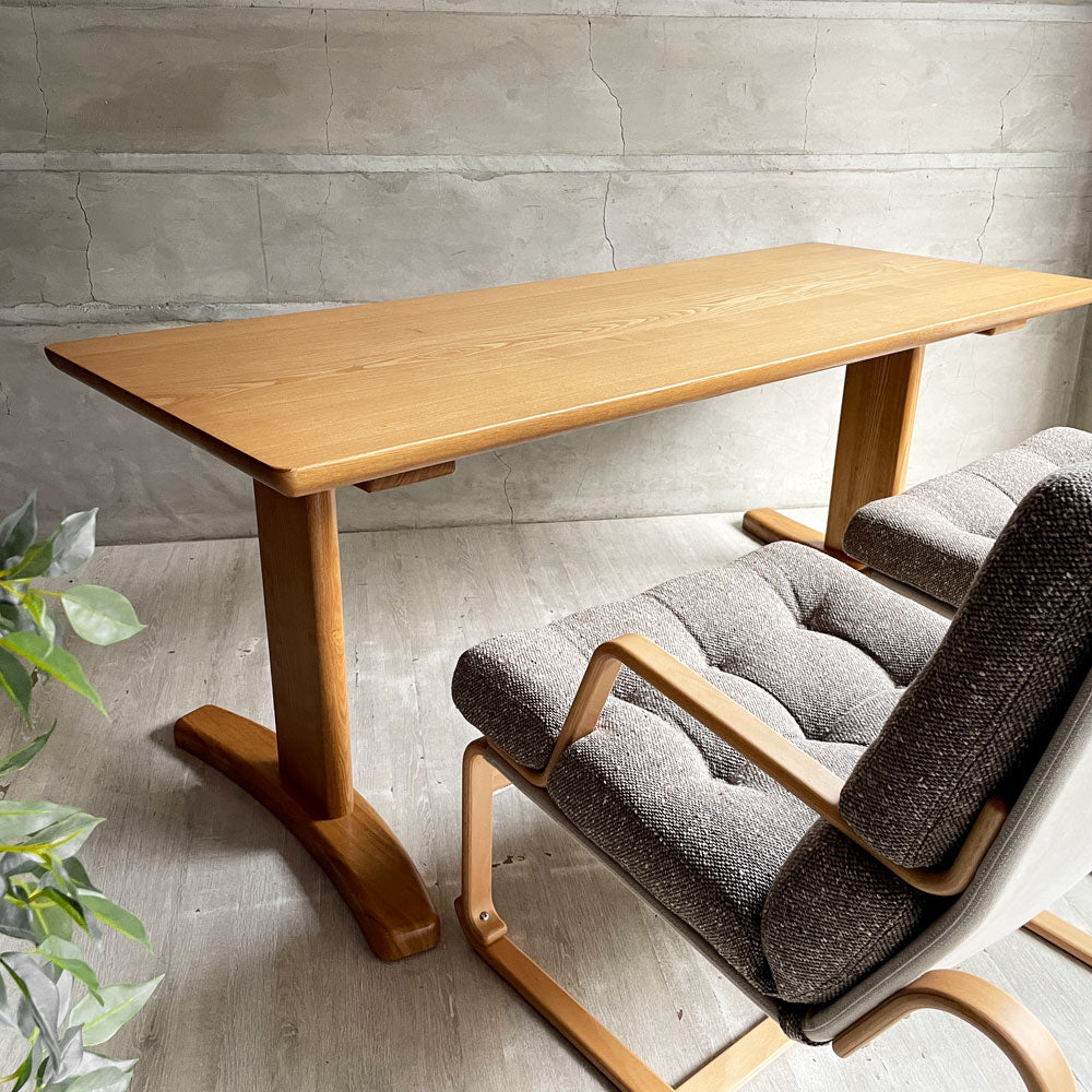 ナガノインテリア NAGANO INTERIOR リアル REAL オーダーテーブル DT401 リビングダイニングテーブル オーク無垢材 参考定価 ￥343,200- ～ 木に魅入られて ～