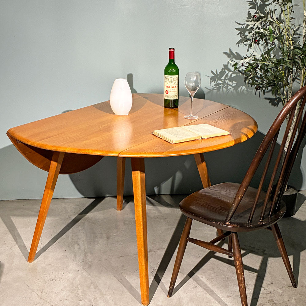 アーコール ERCOL オールドコロニアル ドロップリーフテーブル UKビンテージ ～フレキシブルで、生活の質高まる～