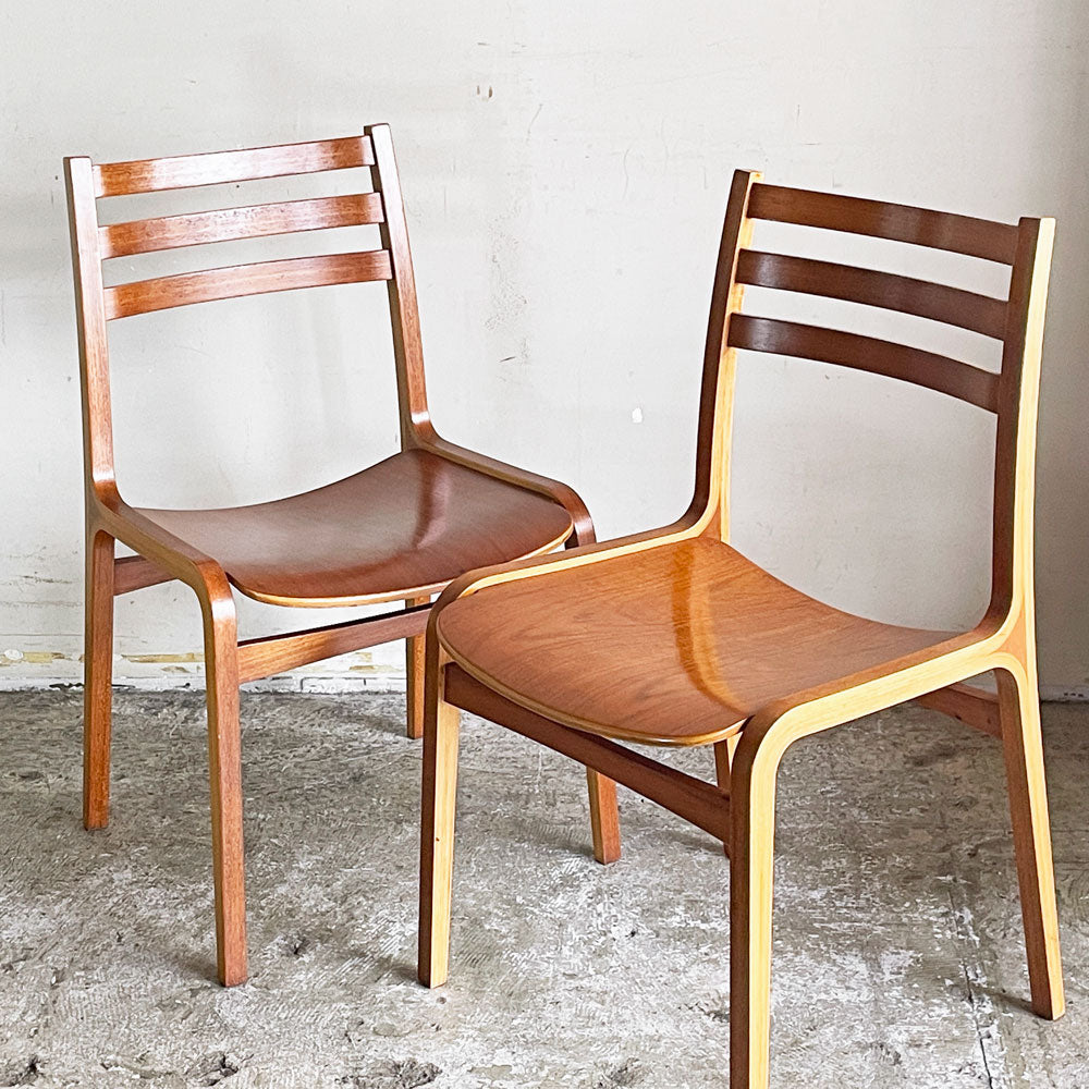 【自由が丘店】天童木工 Tendo チーク材 ダイニングチェア 食堂イス ジャパンミッドセンチュリー ビンテージ 希少 計2脚 買取させていただきました。