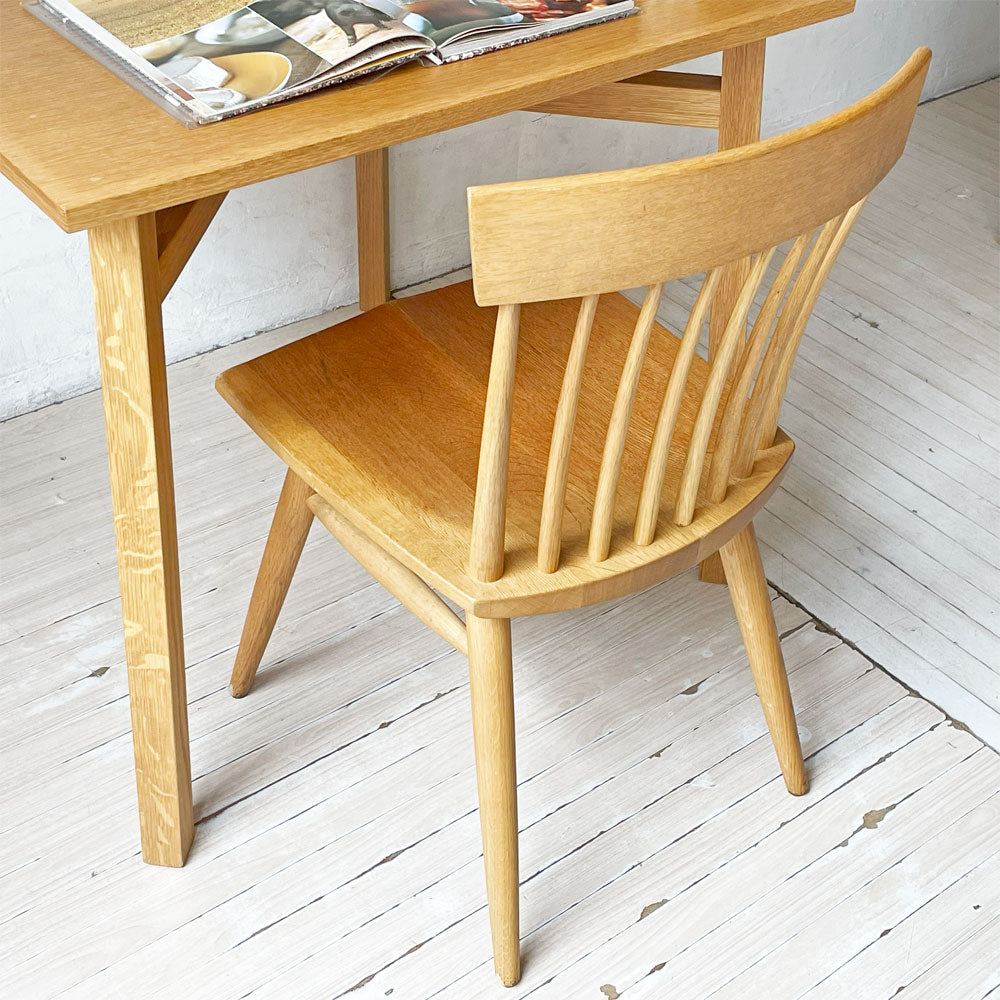 【下北沢店】柏木工 KASHIWA ウィンザーチェア ダイニングチェア JC-31 ファンバック アームレス オーク無垢集成材 板座 飛騨家具 買取させていただきました。