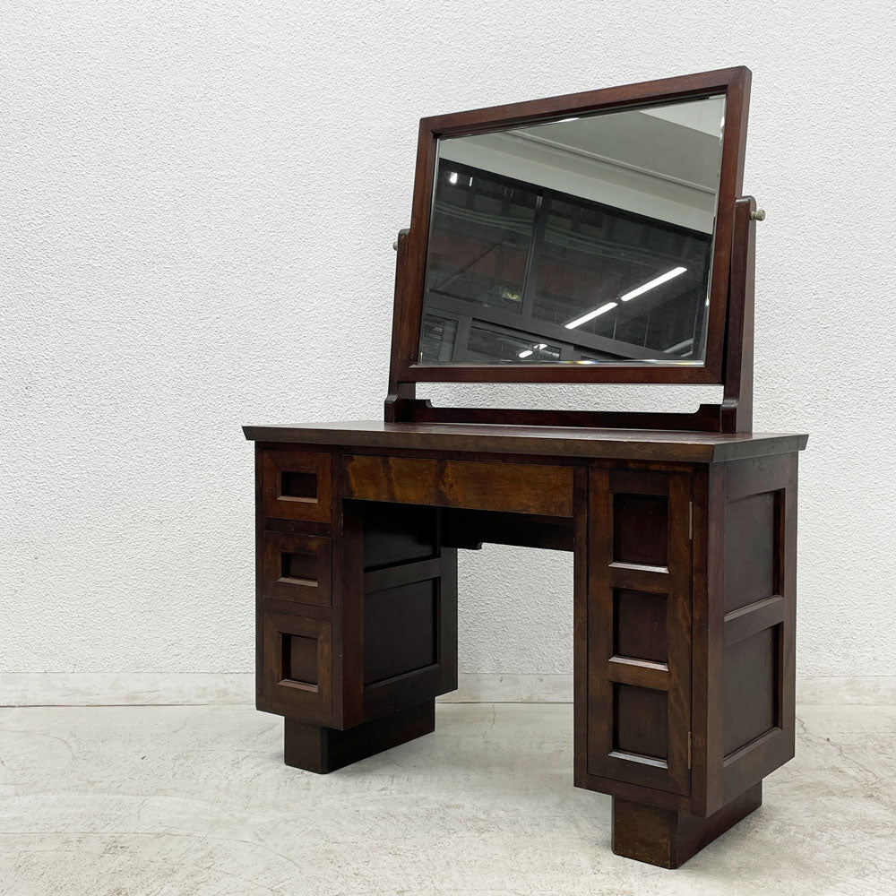 【登戸BASE EC店】松本民芸家具 #309 一面鏡 鏡台 ドレッサー ミズメザクラ無垢材 民藝 和家具 和モダン 買取させていただきました。