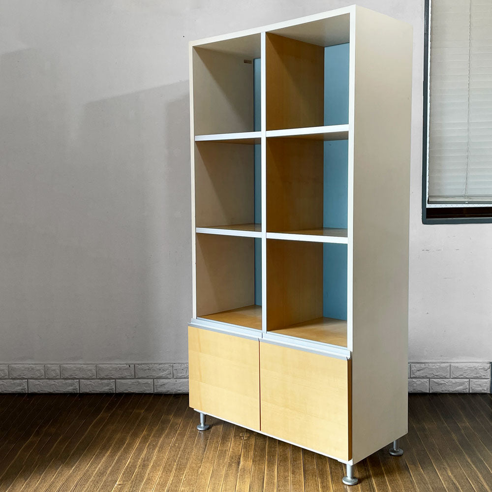 【経堂店】ウィルクハーン Wilkhahn ミナモ Minamo ファイリングシェルフ Filing Shelf ビーチ材 アルミフレーム アクリルパネル 2ドロワー 2列4段 買取させていただきました。