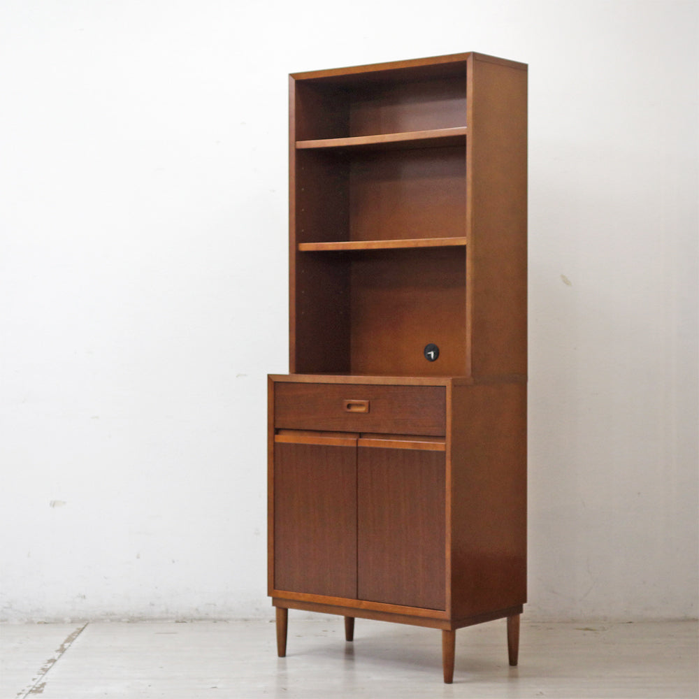 【祖師ヶ谷大蔵店】カリモク60＋ Karimoku オープントップ キャビネット ラバートリー ウォールナットカラー 本棚 キッチンボード W69cm 買取させていただきました。