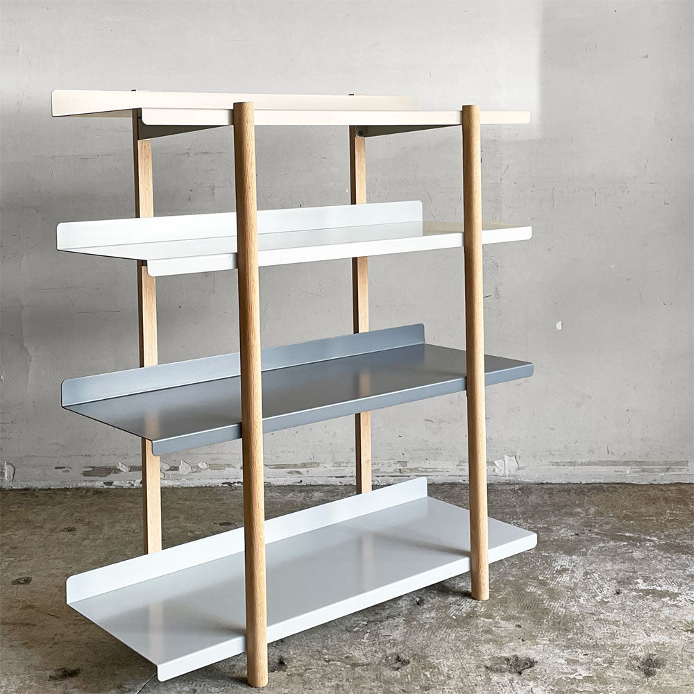 【自由が丘店】デュエンデ DUENDE マージシェルフ4 Marge shelf 4 オーク無垢 スチール 芦沢啓治 シンプルモダン ナチュラルテイスト 買取させていただきました。