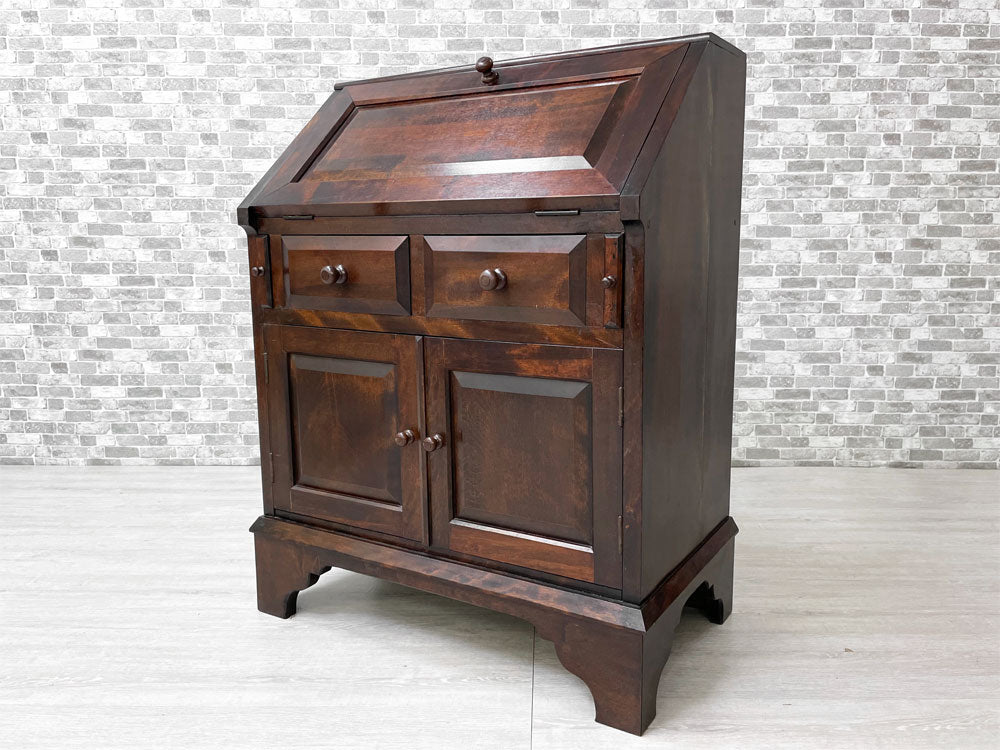 松本民芸家具 60型 ライティングビューロー ビューローチェスト ミズメザクラ 無垢材 民藝家具 中古品 買い取りしました。