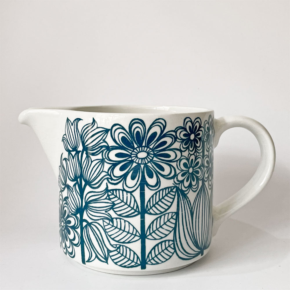 【下北沢店】アラビア ARABIA ケト Keto ピッチャー ブルーフラワー 北欧雑貨 フィンランド ビンテージ 買取させていただきました。