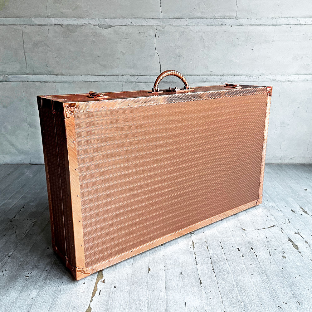 バルス東京 BALS トラベルトランク Travel Trunk Lサイズ コッパーカラー テーブル オブジェ 鍵付き 森田恭通 廃番希少～トランクを持って一歩外へ～