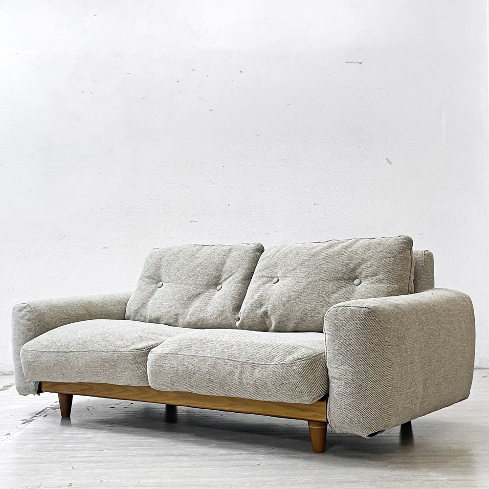 【祖師ヶ谷大蔵店】ウニコ unico ベサン BETHAN 2.5シーターソファ カバーリング W165cm ナチュラル 北欧スタイル 買取させていただきました。