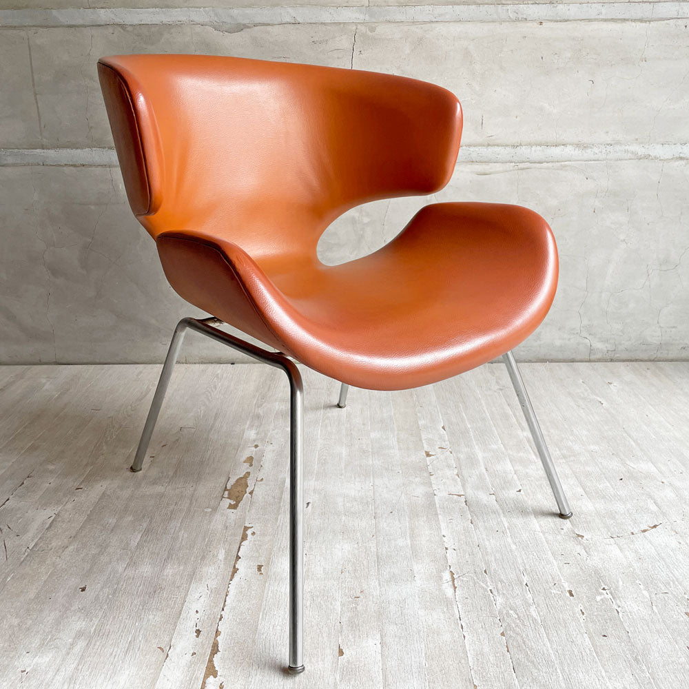 【学芸大学店】天童木工 Tendo ビンテージ カブトチェア ラウンジチェア PVCレザー ジャパニーズミッドセンチュリー 剣持勇 買取させていただきました。