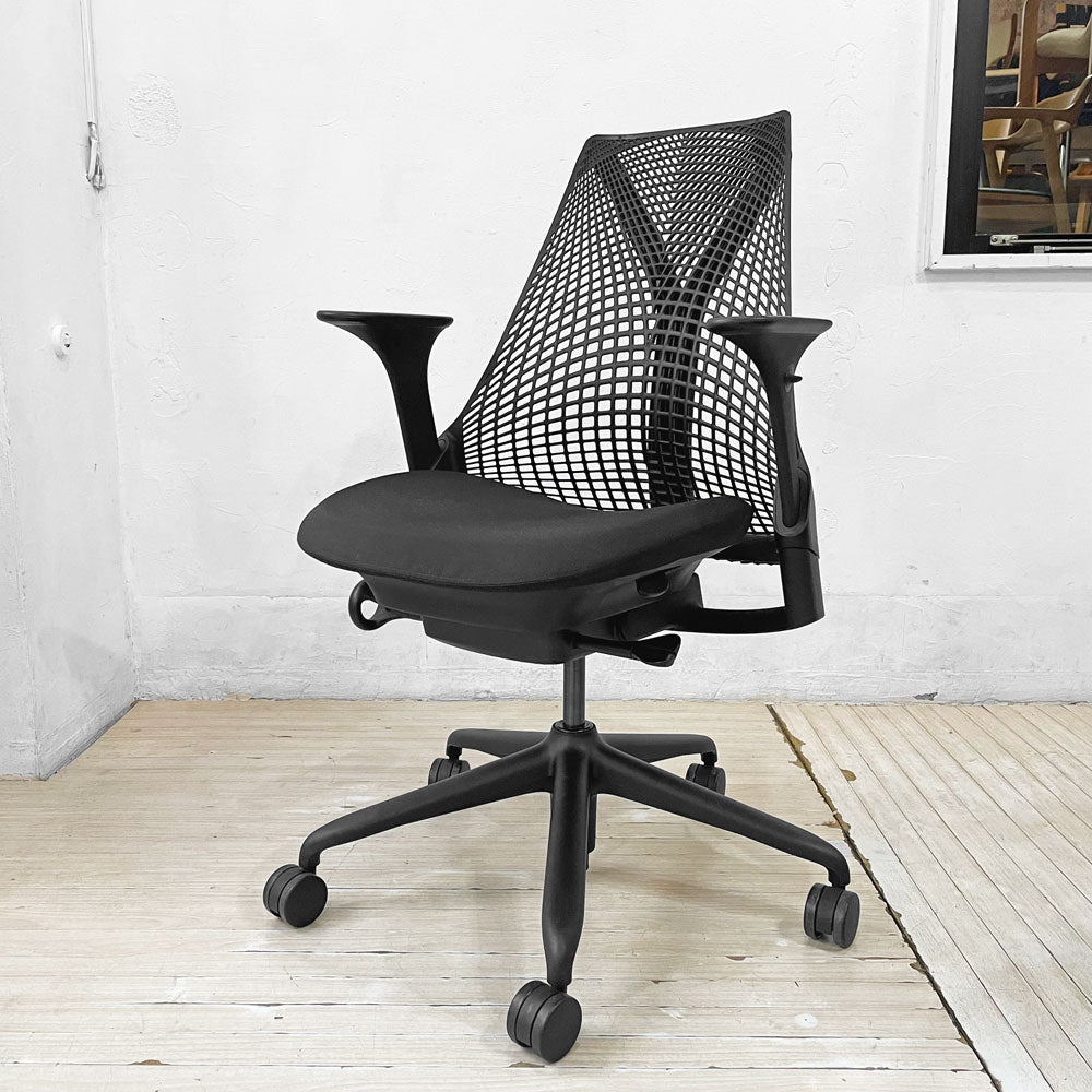 【下北沢店】ハーマンミラー Herman Miller セイルチェア SAYL CHAIR デスクチェア オフィスチェア ミドルバック ブラック 買取させていただきました。