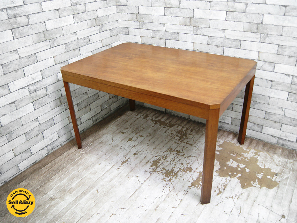 ジャパンビンテージ チーク材 ダイニングテーブル 北欧スタイル レトロデザイン 中古品 買い取りしました。