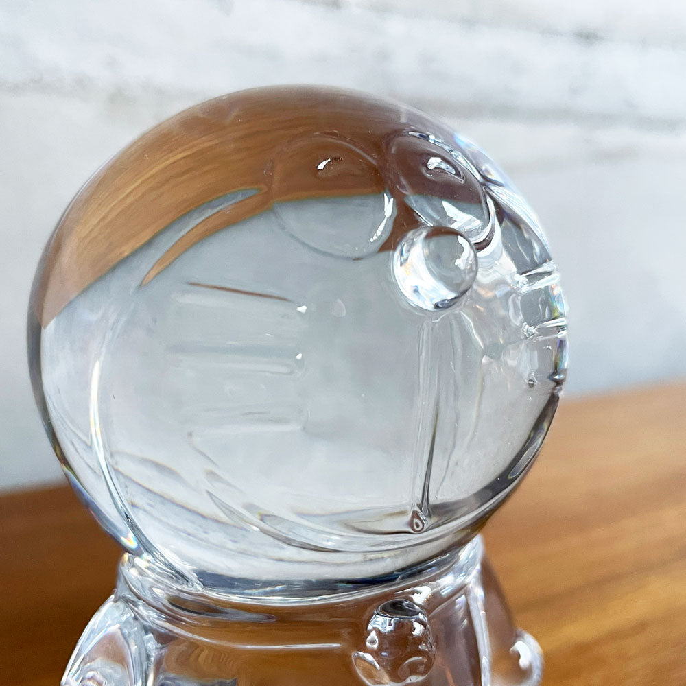 バカラ Baccarat ドラえもん クリスタル フィギュア ガラス アート フランス 箱付き 美品～仕方ないなぁ～