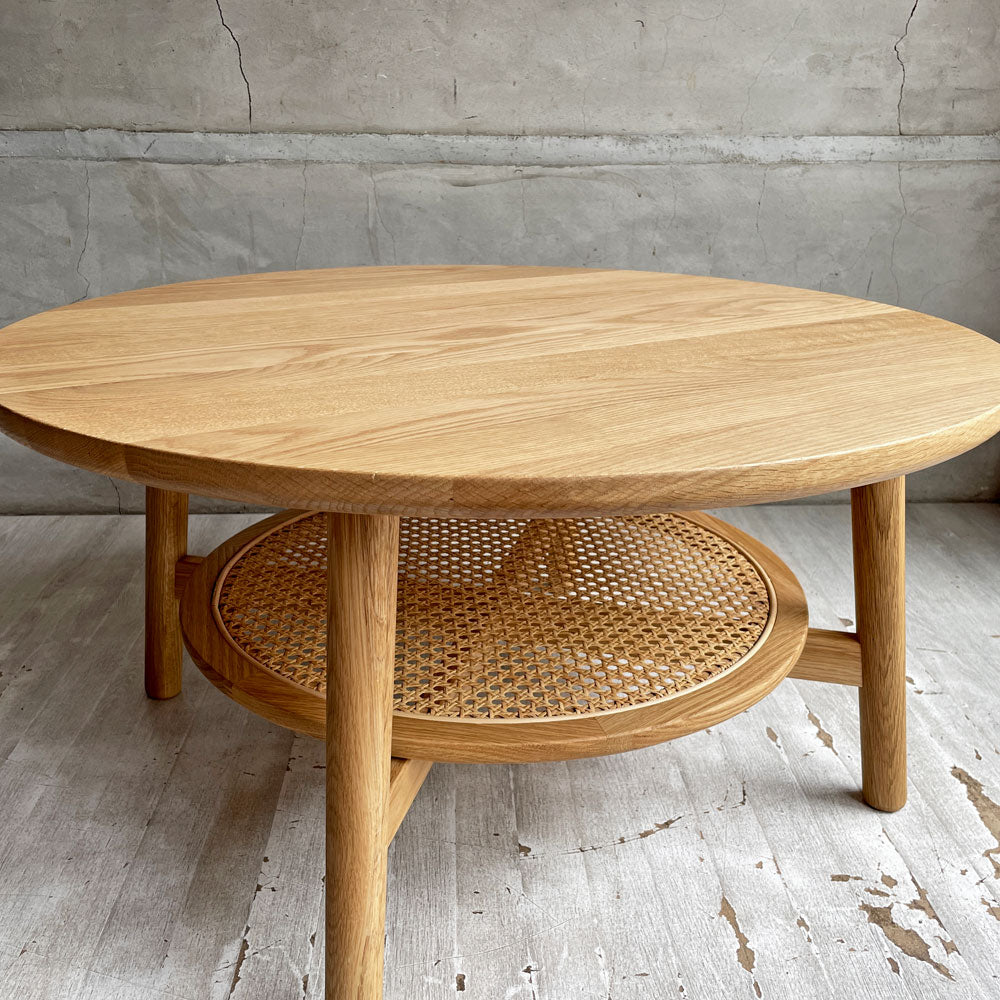 【学芸大学店】ウニコ unico ソルク SOLK ローテーブル オーク材 W76cm ラウンド オイル仕上げ ナチュラルテイスト 定価¥53,900-  買取させていただきました。