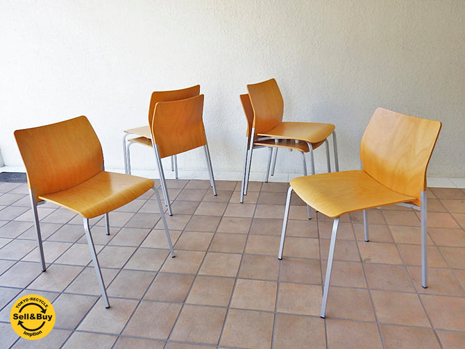 カッシーナ イクスシー Cassina IXC. ロビン ROBIN スタッキングチェア ～ビーチ材とスチールレッグの美しきコントラスト～ 【 買取と販売とレンタルのお店 】