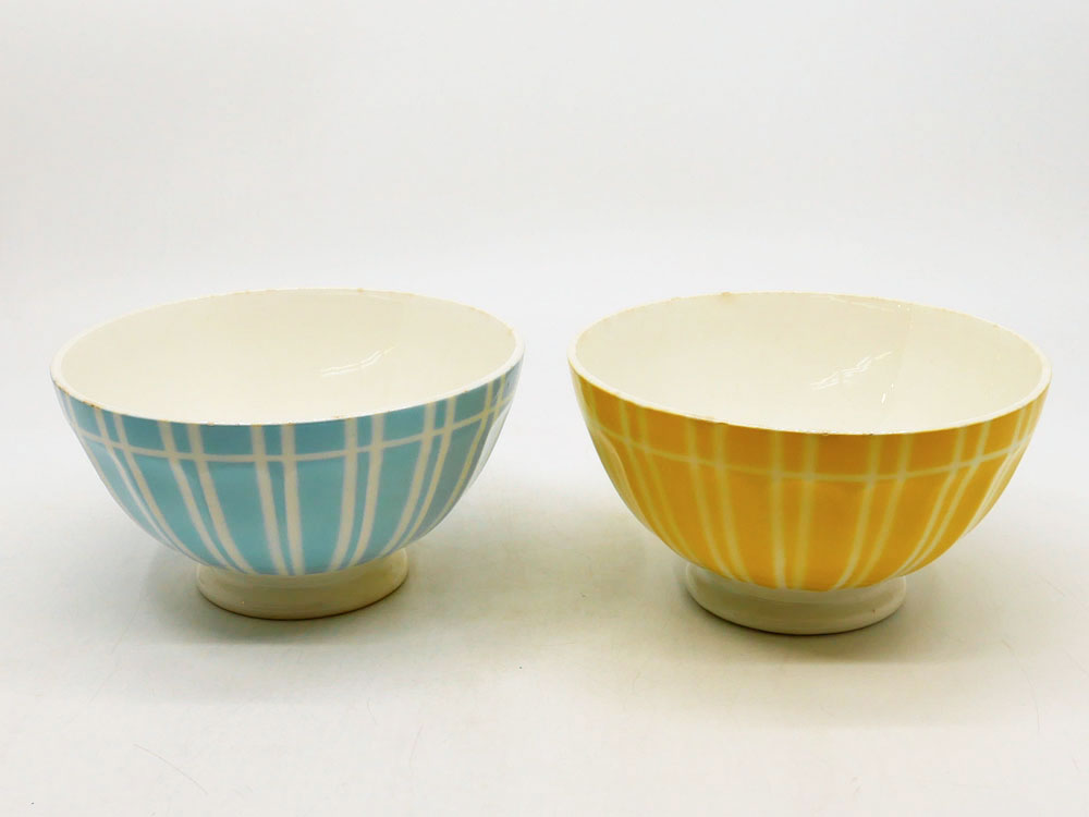 ディゴワン Digoin カフェオレボウル スープボウル シリアルボウル Φ13cm フランスビンテージ ２点 中古品 買い取りしました。