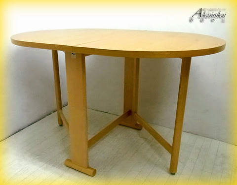 匠の技が光る IDC大塚家具グループ Akimoku / 秋田木工 用途に応じて変化する機能的 『 ダイニングテーブル（ バタフライテーブル ） T-541 』 入荷！ 【出張買取＆販売】