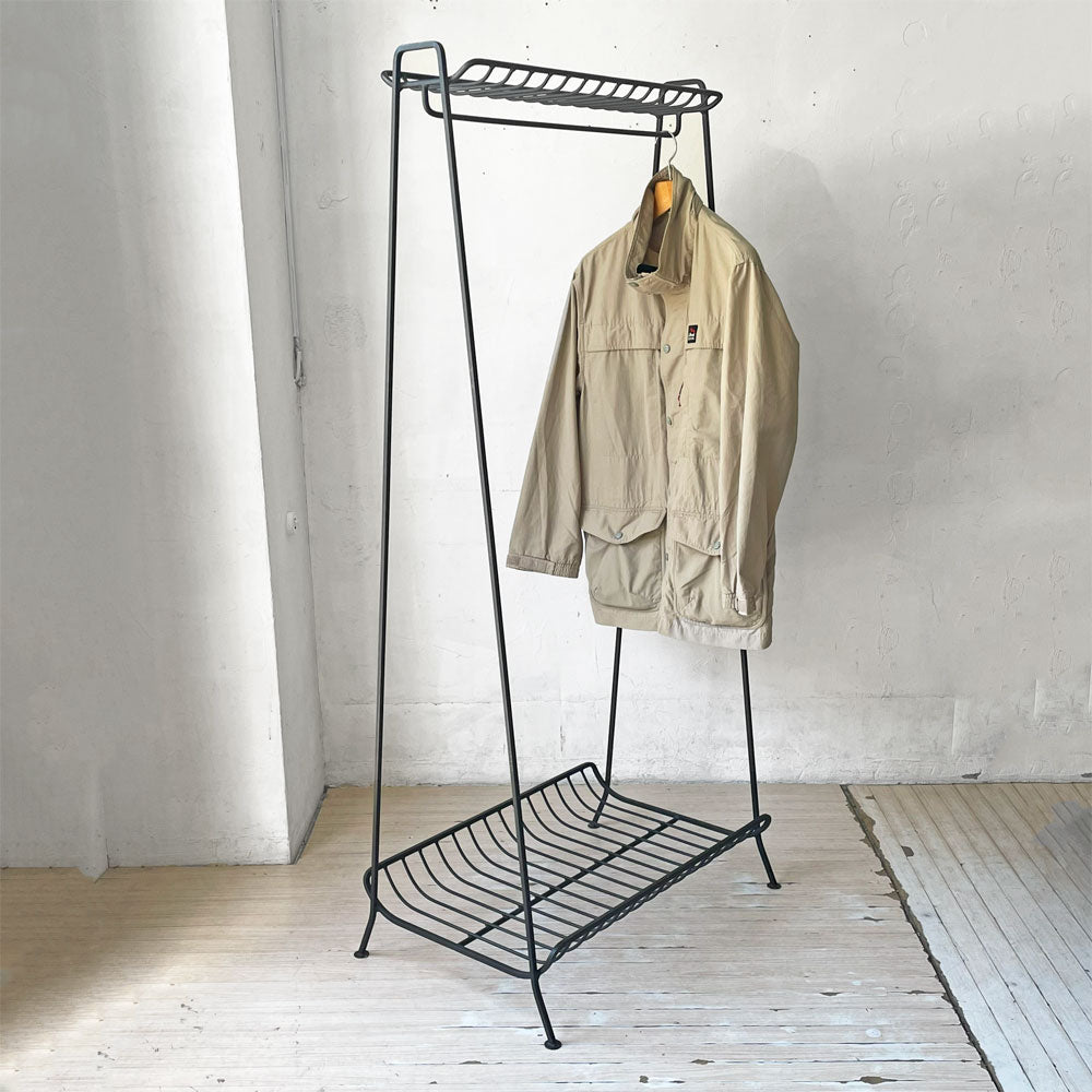 【下北沢店】ウニコ unico ステラ STELLA ワイドハンガー ハンガーラック アイアン ブラック H156cm インダストリアル レトロ 買取させていただきました。