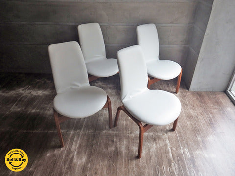 天童木工 TENDO アントラーチェア ビンテージ チーク材 ホワイト シート張替え済み ～ 成形合板のダイニングチェアの定番！！【買取と販売とレンタルのお店】