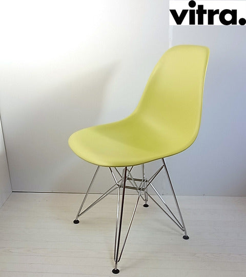 Eames Shell Side Chair DSR  ライムイエロー　Vitra