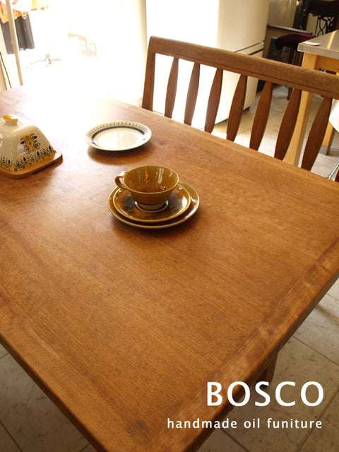 呼吸するダイニングテーブル～朝日木材 "BOSCO"　ダイニングテーブル【買取＆販売＆レンタル】