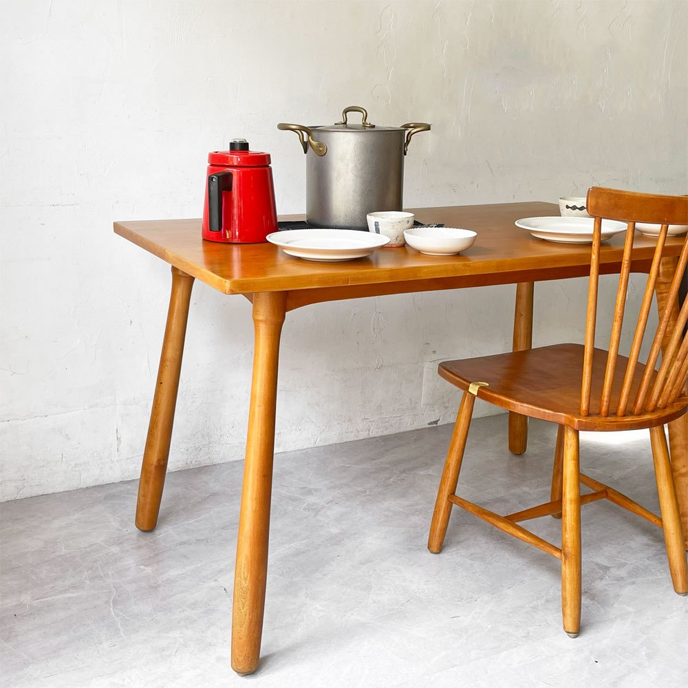 【下北沢店】Stolfabriks AB Smålandsstenar / STOLAB バーチ材 ダイニングテーブル H71㎝ スウェーデン 北欧 ビンテージ 買取させていただきました。