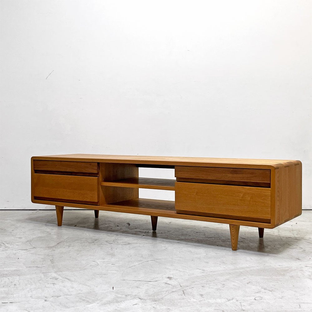 【祖師ヶ谷大蔵店】アクタス ACTUS シンフォニー Symphony テレビボード AVボード W150cm オーク材 × ウォールナット材 ツートンカラー 北欧スタイル 買取させていただきました。