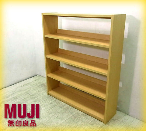 緻密な白い木肌が特徴の廃番ブックシェルフ！ MUJI / 無印良品『 バーチ材 ブックシェルフ 』 入荷！！ 【買取＆販売＆レンタル】