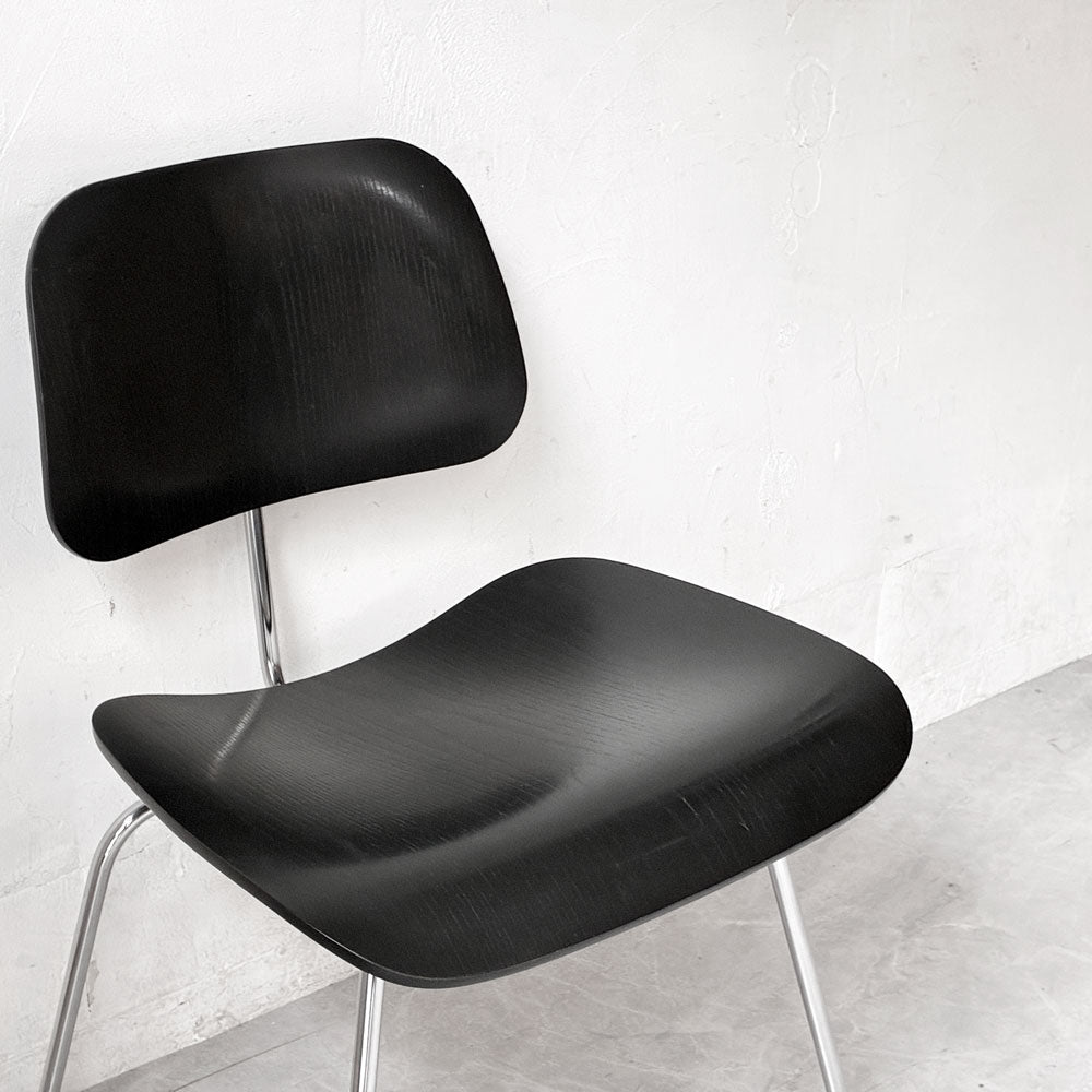 【下北沢店】ハーマンミラー Herman Miller DCM ダイニングチェア プライウッドチェア エボニー ブラックカラー メタルレッグ C&R イームズ 購入証明書付 買取させていただきました。