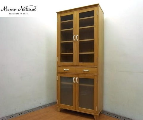自然な風合いとスマートなスタイル～momo natural モモナチュラル ＬＡＮＤ キッチンキャビネット カップボード【買取＆販売＆レンタル】