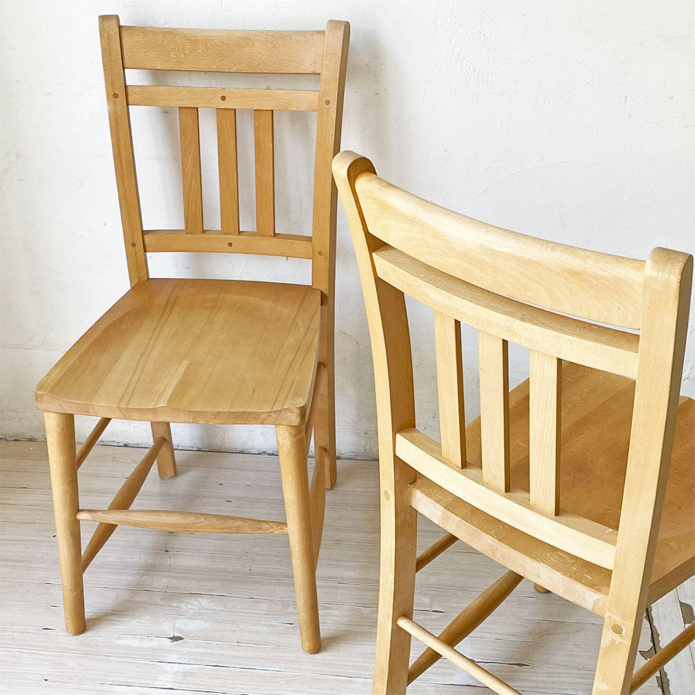 【下北沢店】ペニーワイズ THE PENNY WISE ブナ無垢材 クラブハウスチェア ダイニングチェア 英国カントリースタイル 計2脚 買取させていただきました。
