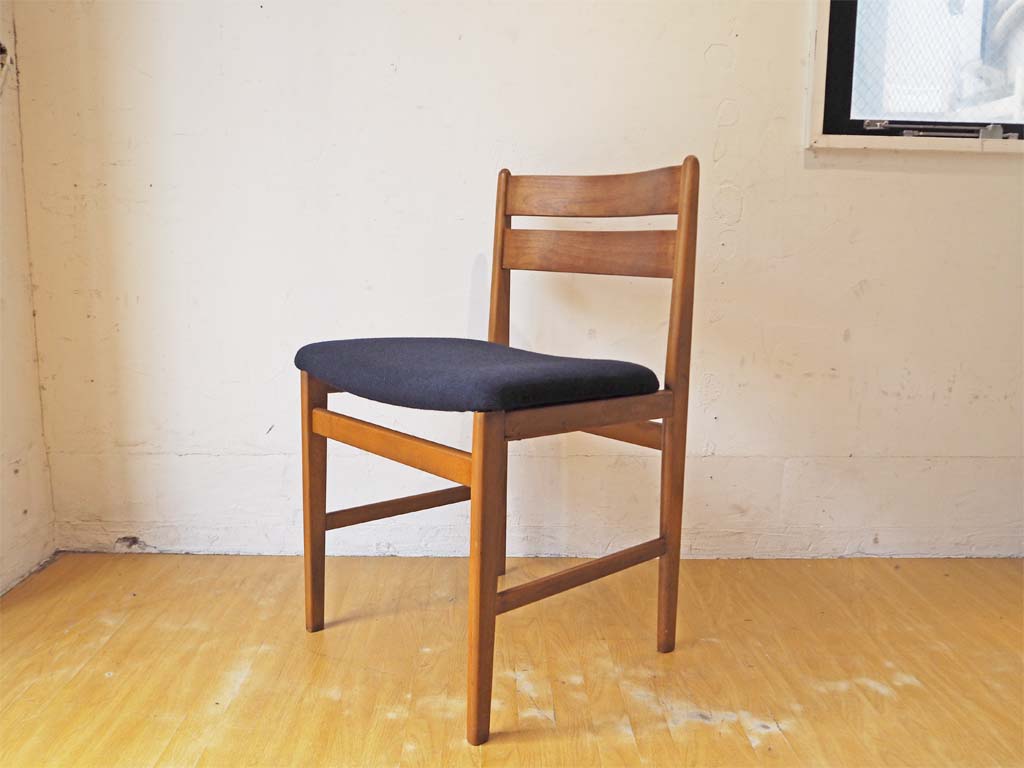 Boltinge Stolefabrik ダイニングチェア チーク ファブリック 北欧ビンテージ 中古品 買い取りしました。