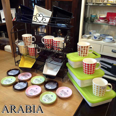 ARABIA アラビア 限定マグカップ & AIRデッシュ & KOKO ミニプレート & ABC シリーズ ～ 北欧を代表する名門窯の希少な廃番アイテムです！【買取と販売とレンタルのお店】