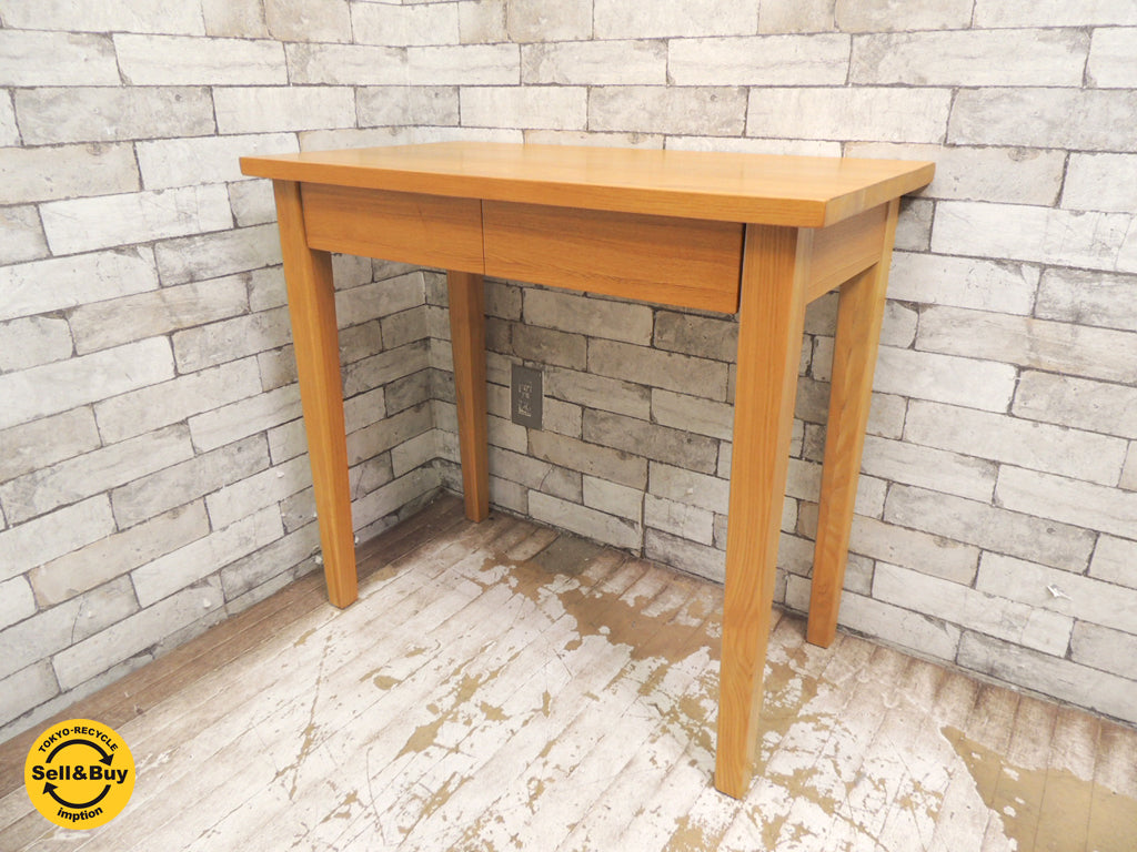無印良品 MUJI タモ 無垢材 パーソナルデスク 幅80cm 廃番 中古品 買い取りしました。