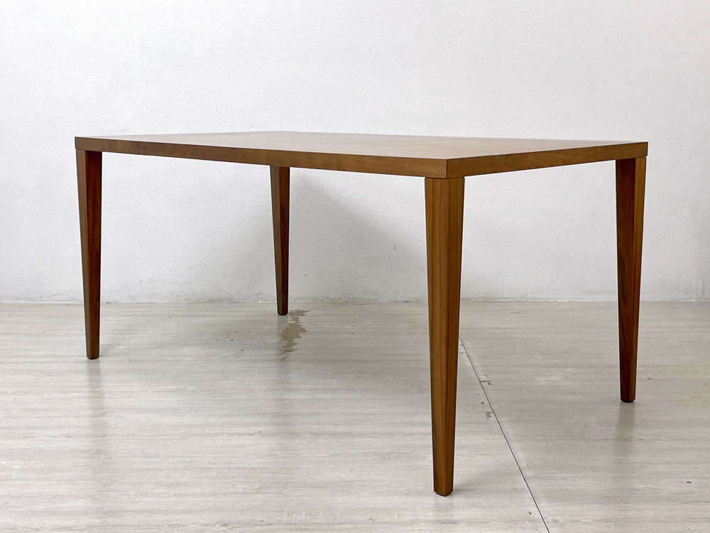 アクタス ACTUS エフビー FB ダイニングテーブル ウォールナット W150cm ウレタン塗装 テーパードレッグ セミオーダー モダンデザイン 定価88,000円 中古品 買い取りしました。