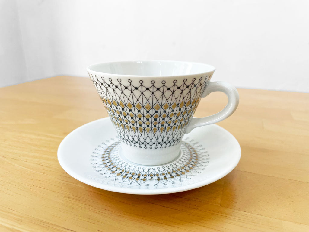 アラビア ARABIA クルーヌ Kruunu デミタス カップ＆ソーサー ライヤ・ウオシッキネン Raija Uosikkinen 北欧食器 ビンテージ 中古品 買い取りしました。